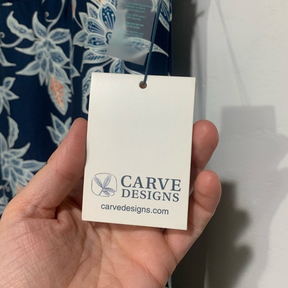 CARVE Designs Women's Cayman Dress Batik Floral XL NWT - Picture 3 of 13